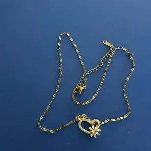 Revital & Renew Gold Pavé Heart and Sun Pendant Necklace