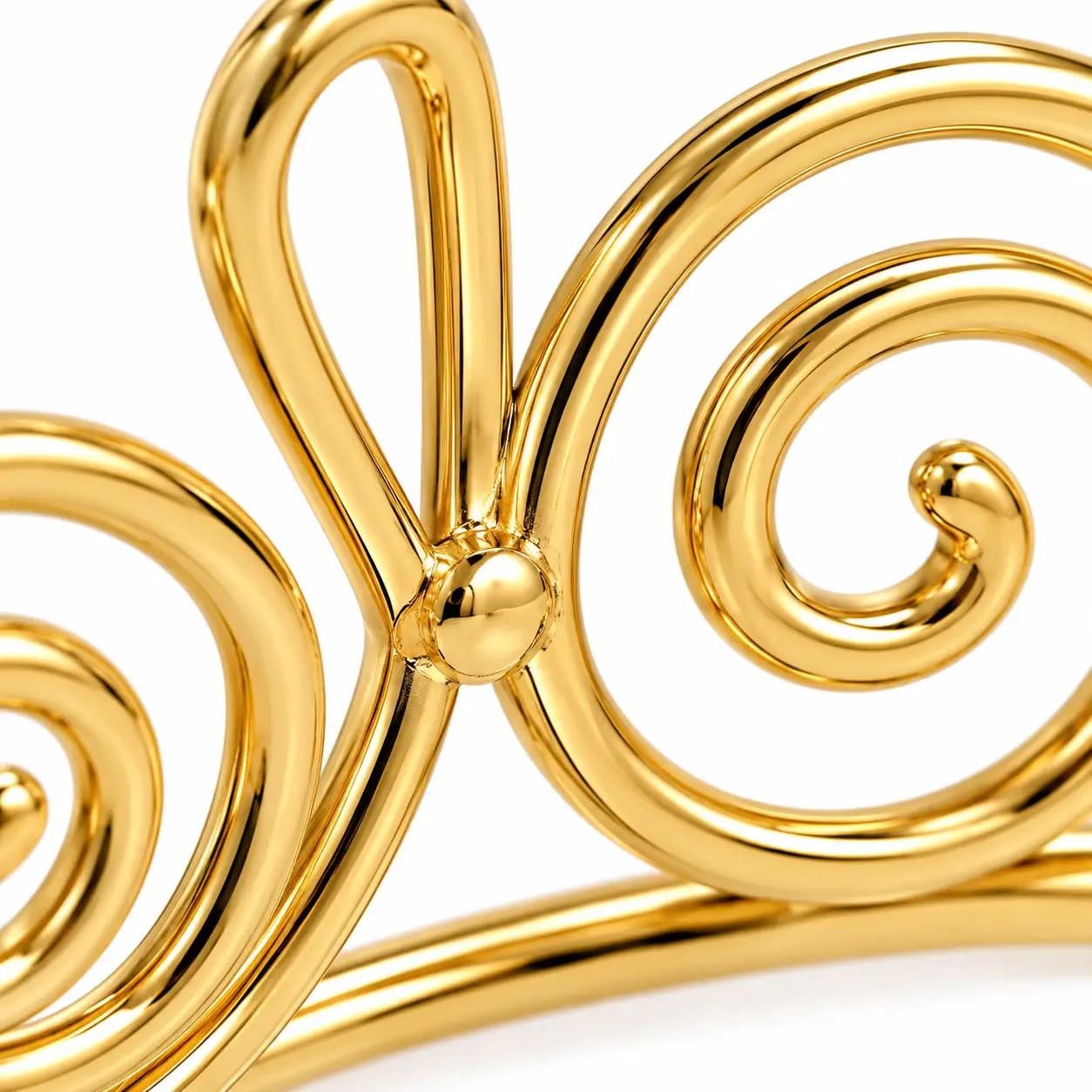 Revital & Renew Gold Swirl Upper Arm Cuff | Adjustable Boho Armband Bracelet - Image 6