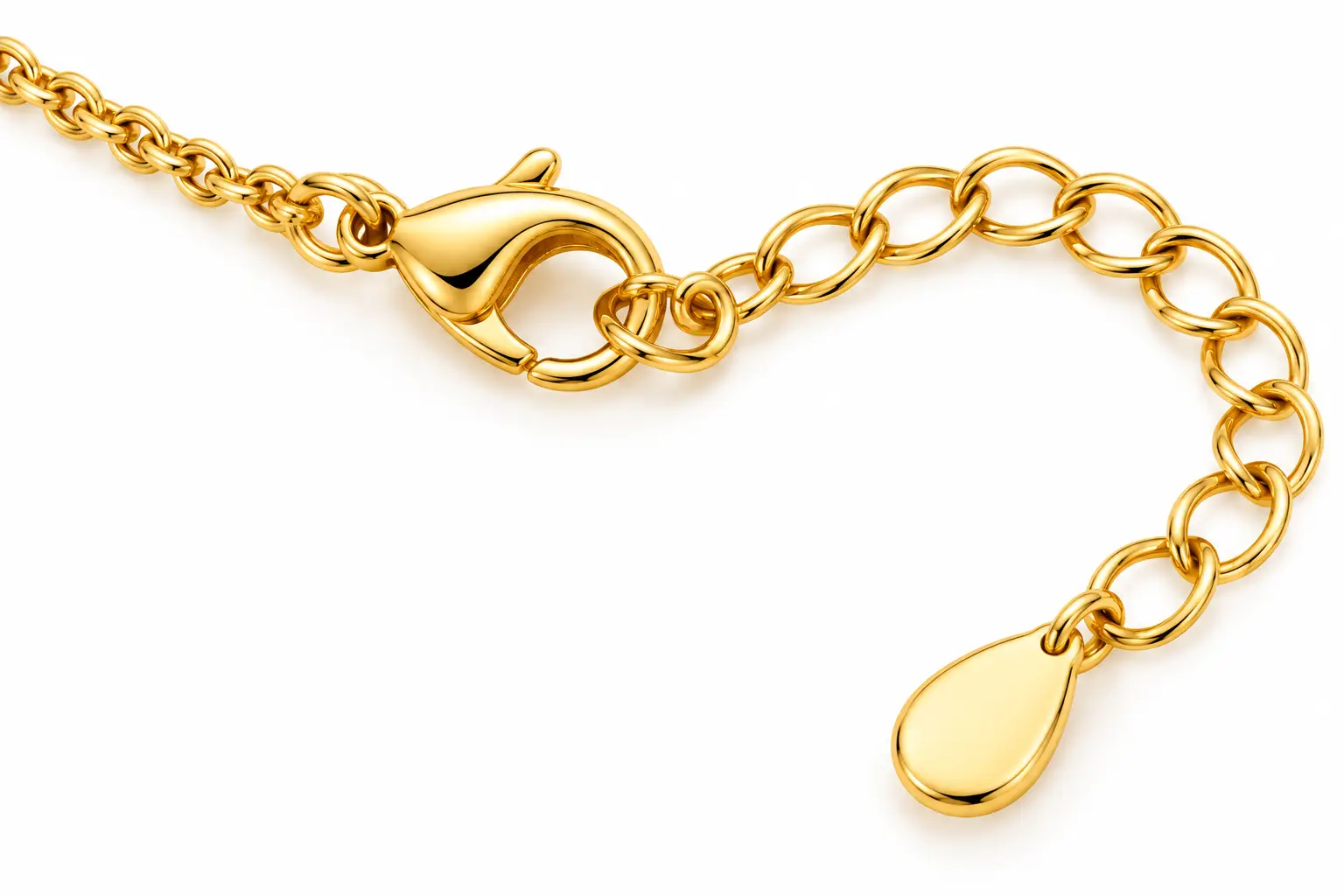 Revital & Renew Gold Crystal Four Leaf Clover Pendant Necklace - Image 8