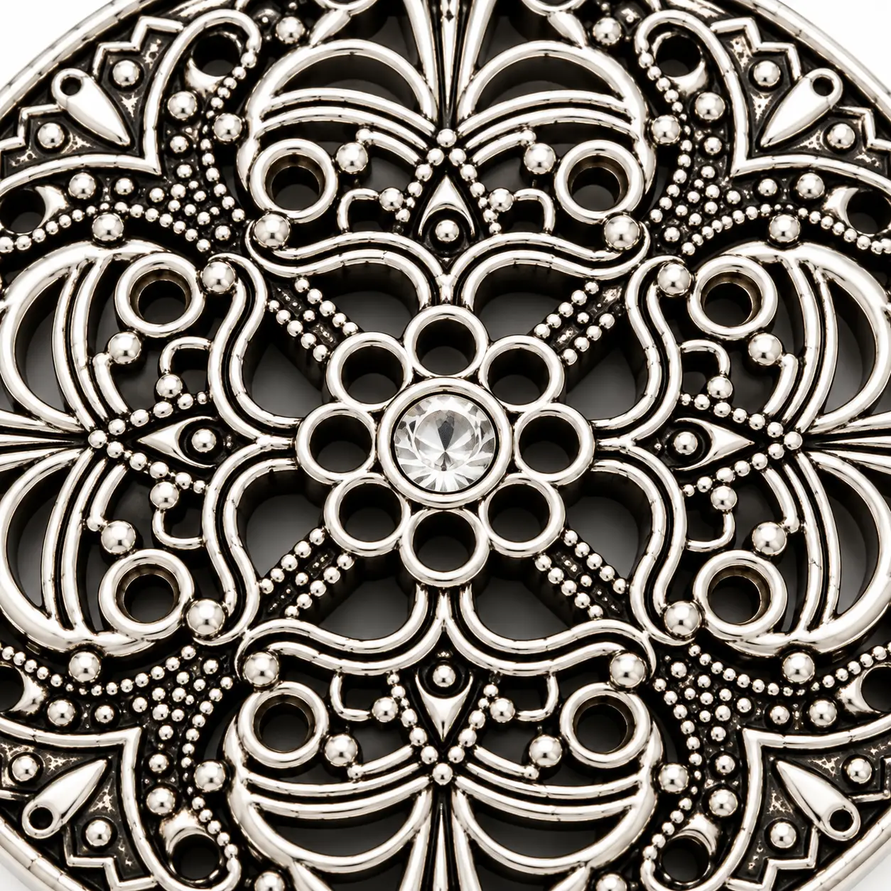 Revital & Renew Bohemian Turquoise & Antique Silver Filigree Pendant Necklace - Image 5
