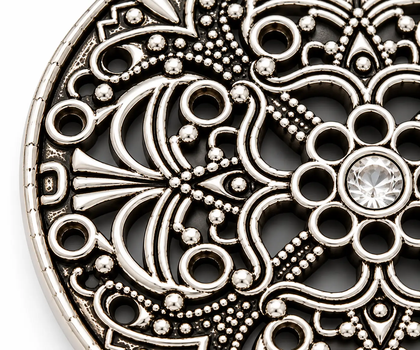 Revital & Renew Bohemian Turquoise & Antique Silver Filigree Pendant Necklace - Image 6
